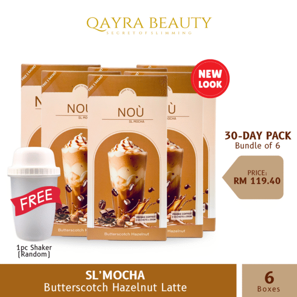 [SET 30DAYS] Sl'mocha Meal Replacement 6 Box