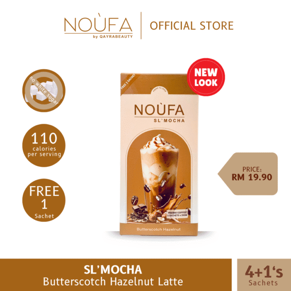 [SINGLE BOX] Sl'mocha Meal Replacement 4’s + 1’s Free