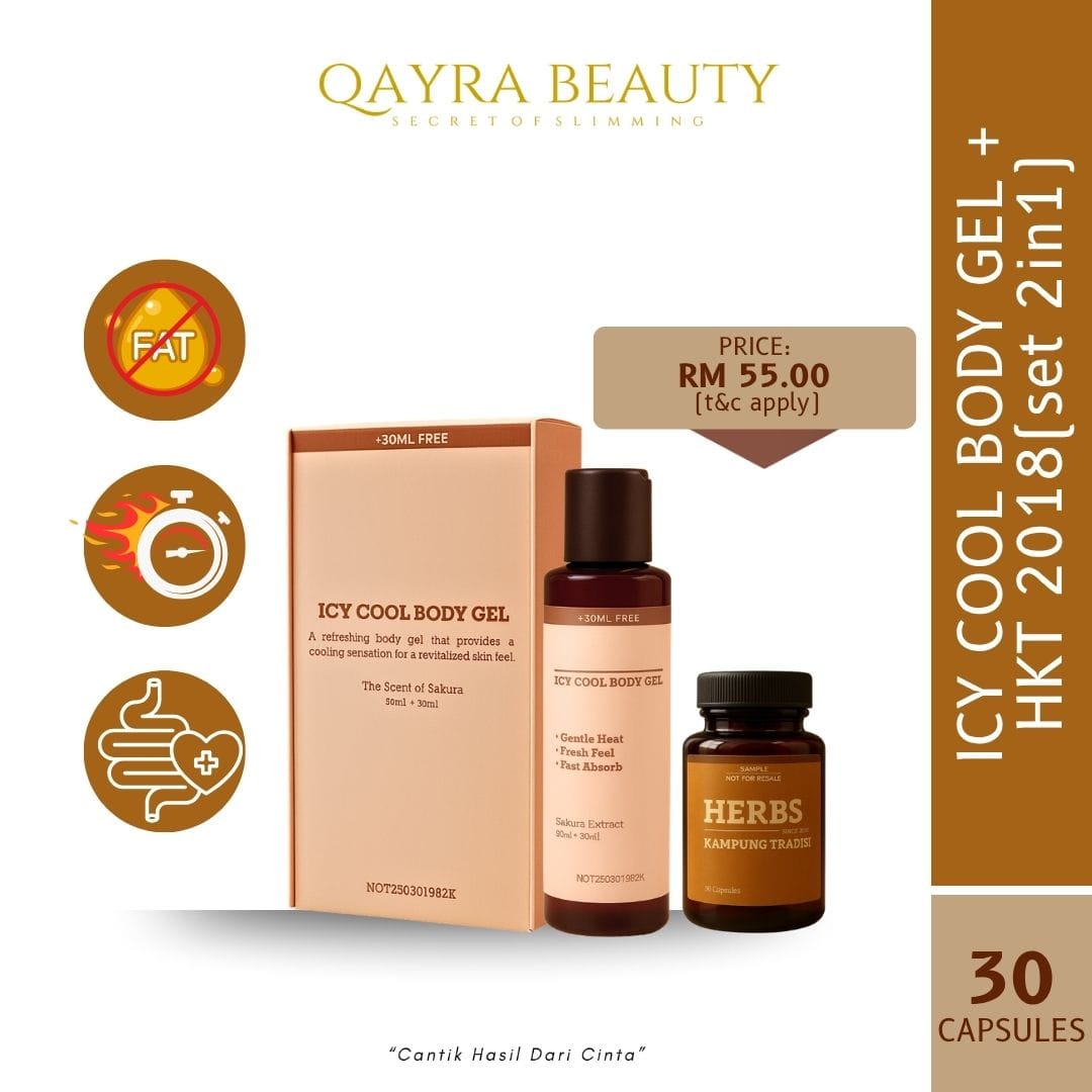 ICY COOL BODY GEL & HERBS KAMPUNG TRADISI