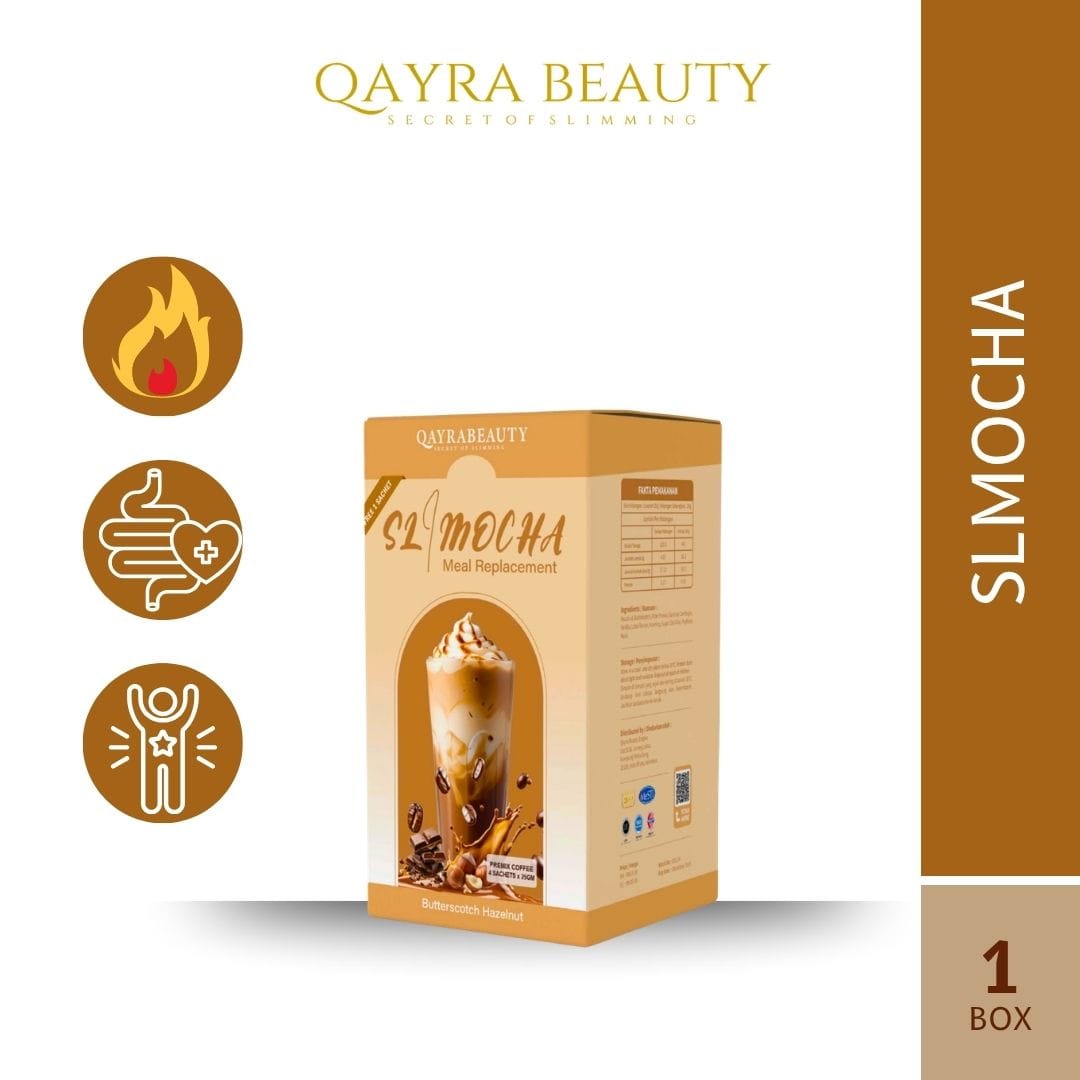 [SINGLE BOX] Sl'mocha Meal Replacement 4’s + 1’s Free